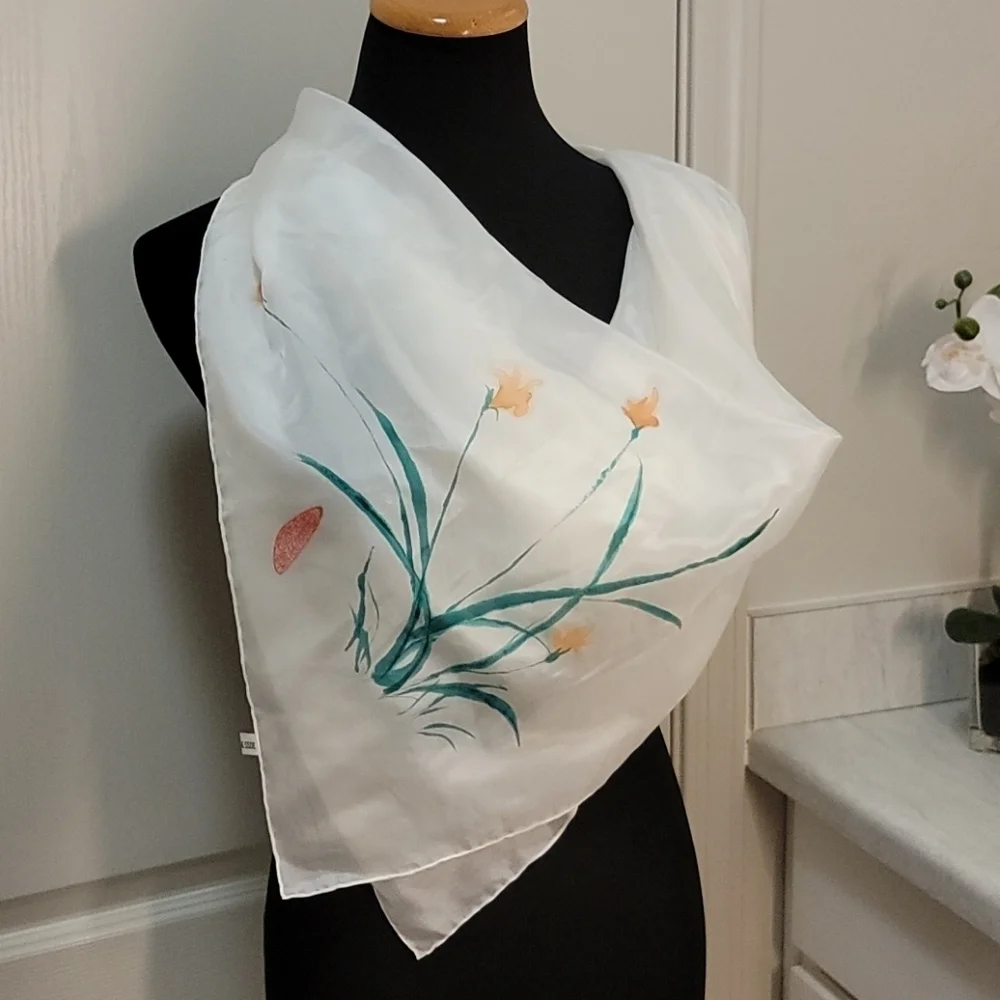 Vintage Silk Scarf - Picture 2 of 7